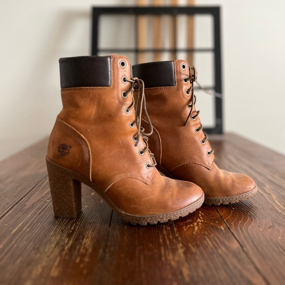 Timberland High Heeled Boots - Size 6